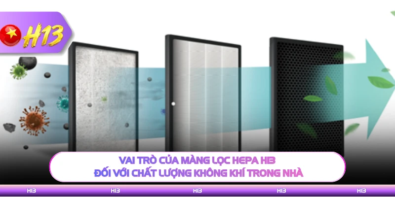 Vai trò của màng lọc HEPA H13 đối với chất lượng không khí trong nhà